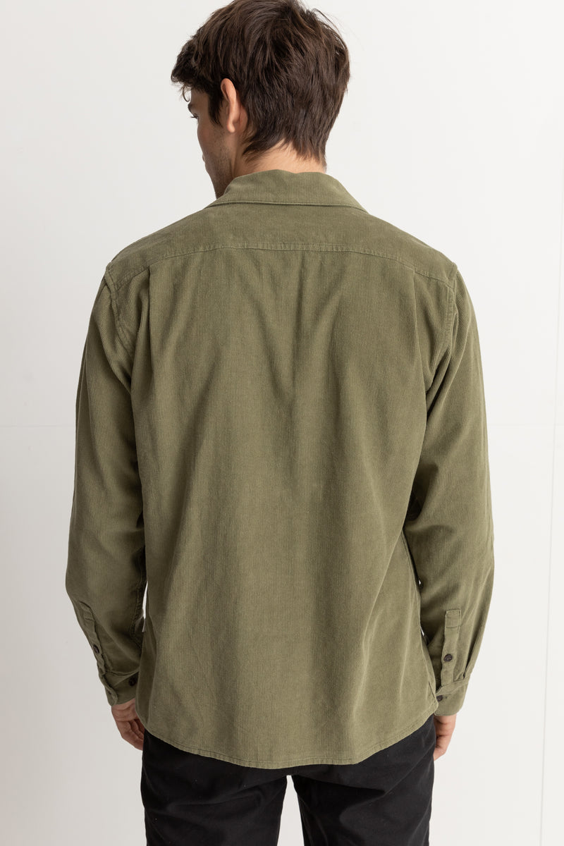 Cord LS Shirt Olive