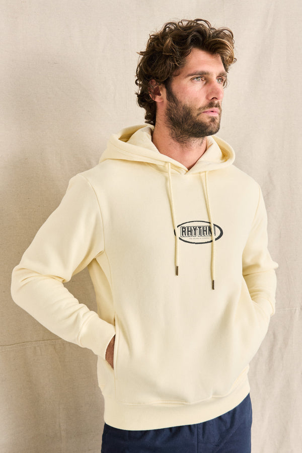 Elliptic Fleece Hood Ecru