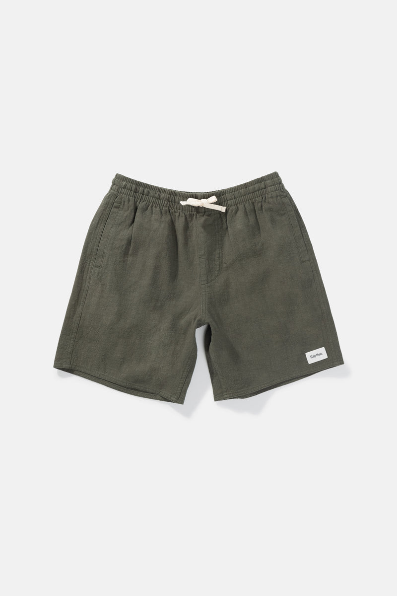 Textured Linen Jam Olive