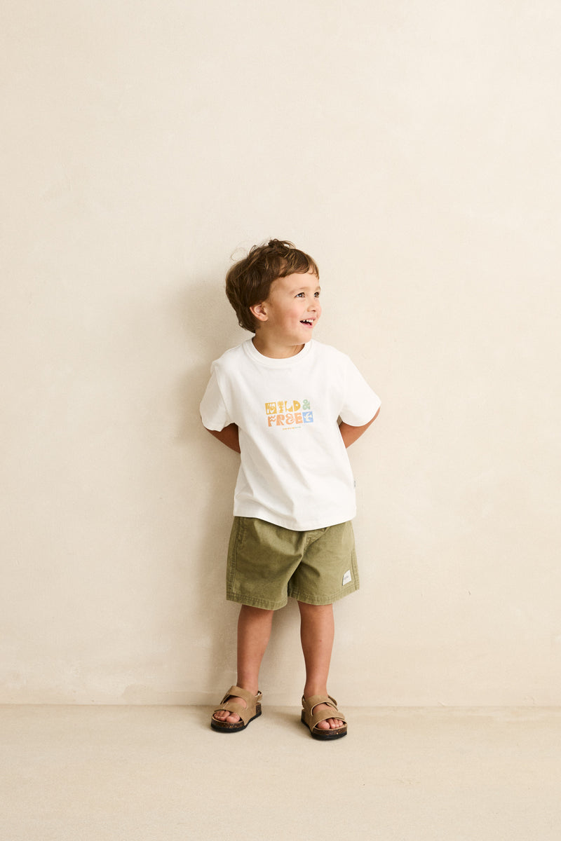 Kids Wild And Free Ss T-Shirt