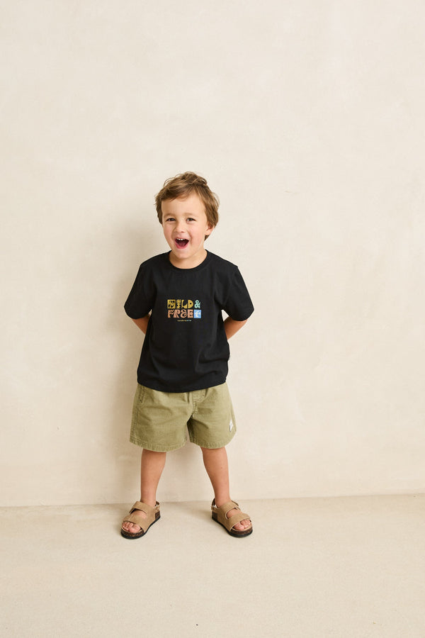 Kids Wild And Free Ss T-Shirt