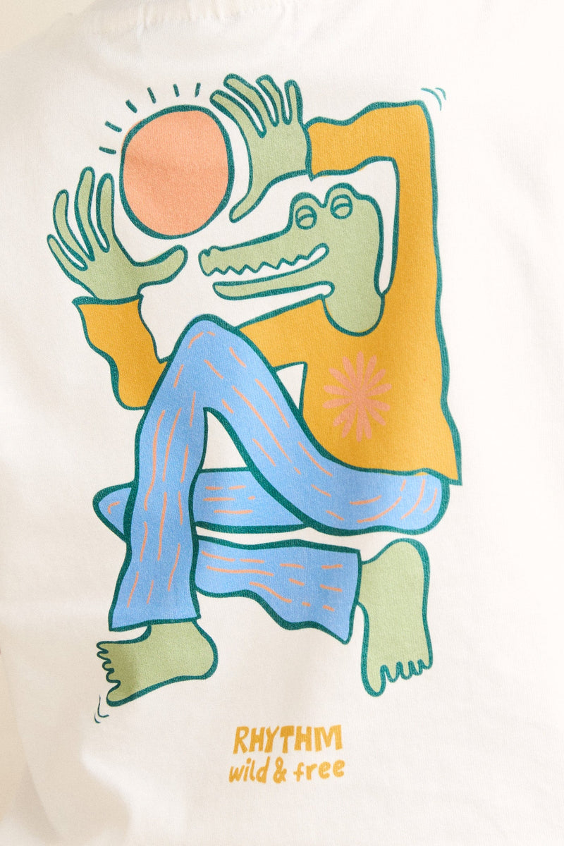 Kids Sun Croc Ss T-Shirt