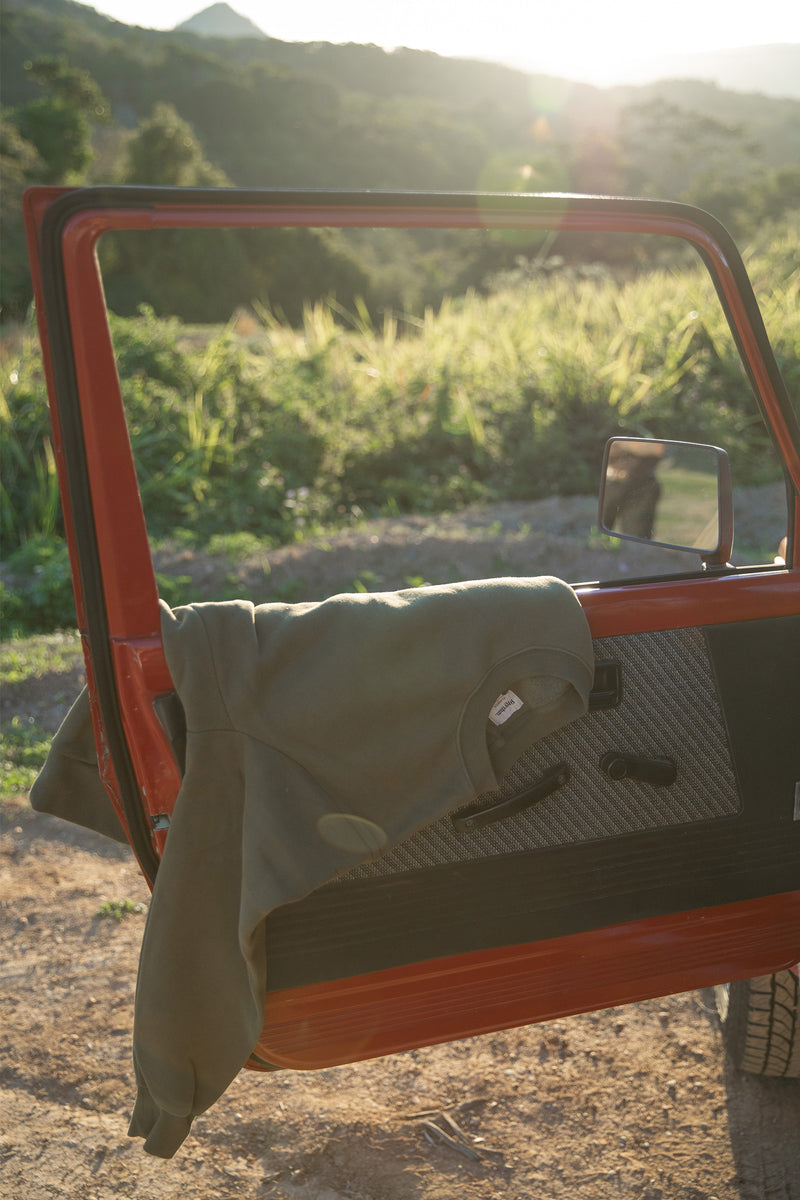 Classic Fleece Crew Olive