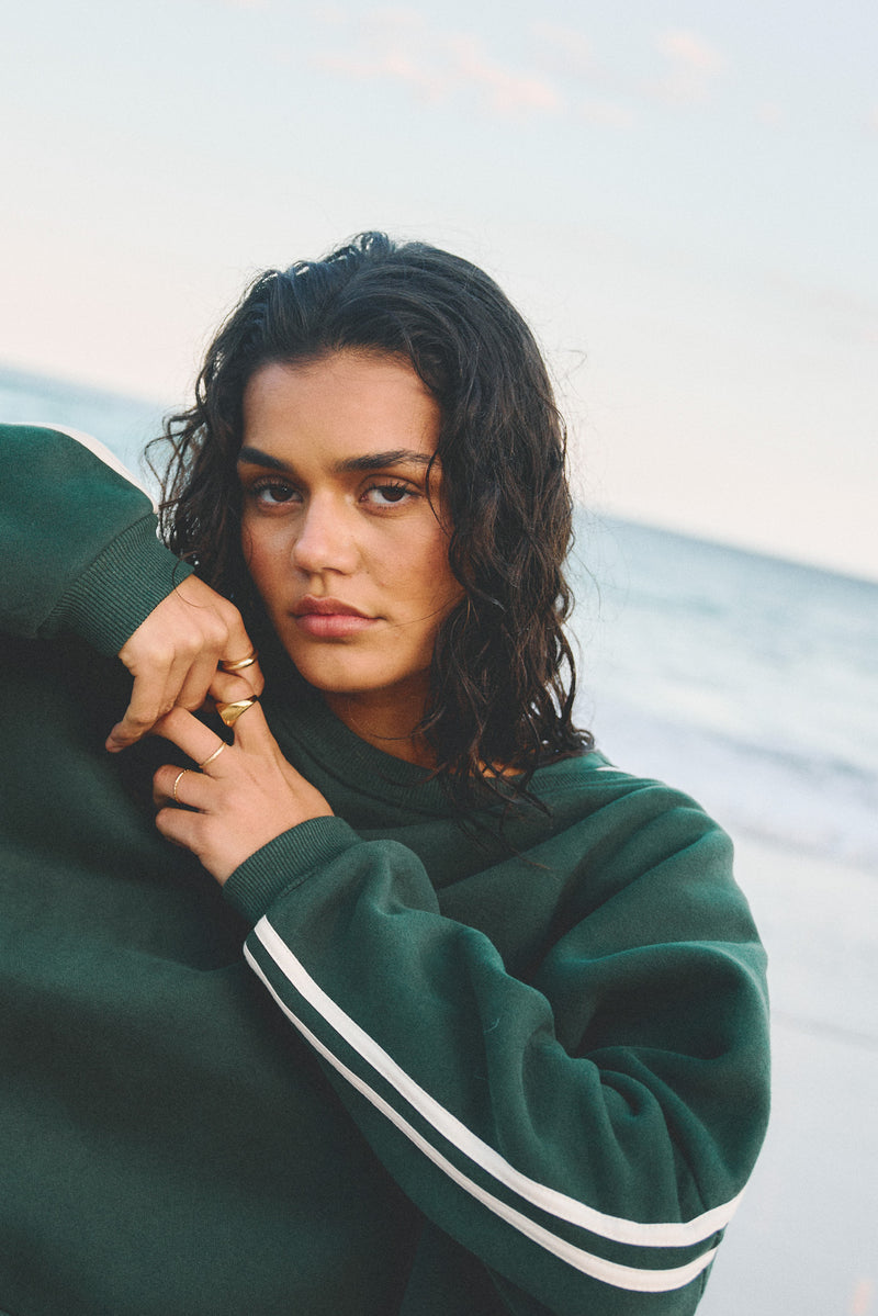 Contrast Sweatshirt Hunter