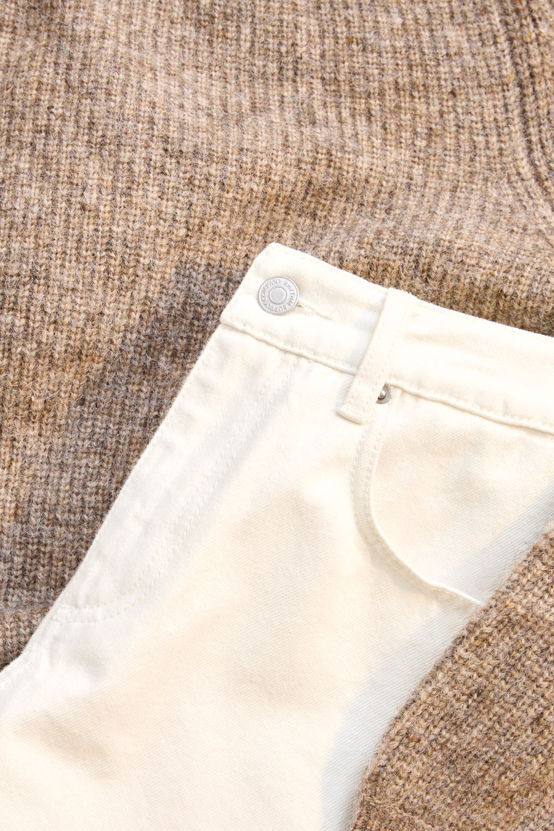 Ida Boat Neck Knit Oat