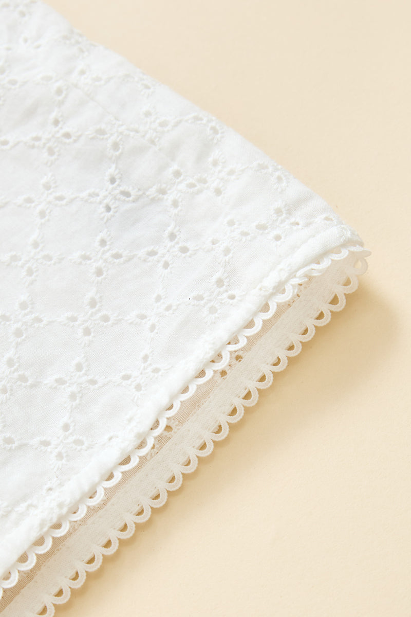 Lia Broderie Skirt White