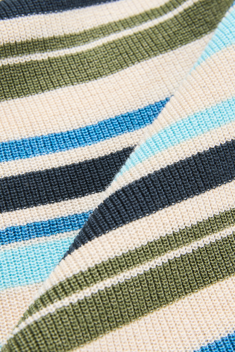 Luella Striped Knit Micro Short