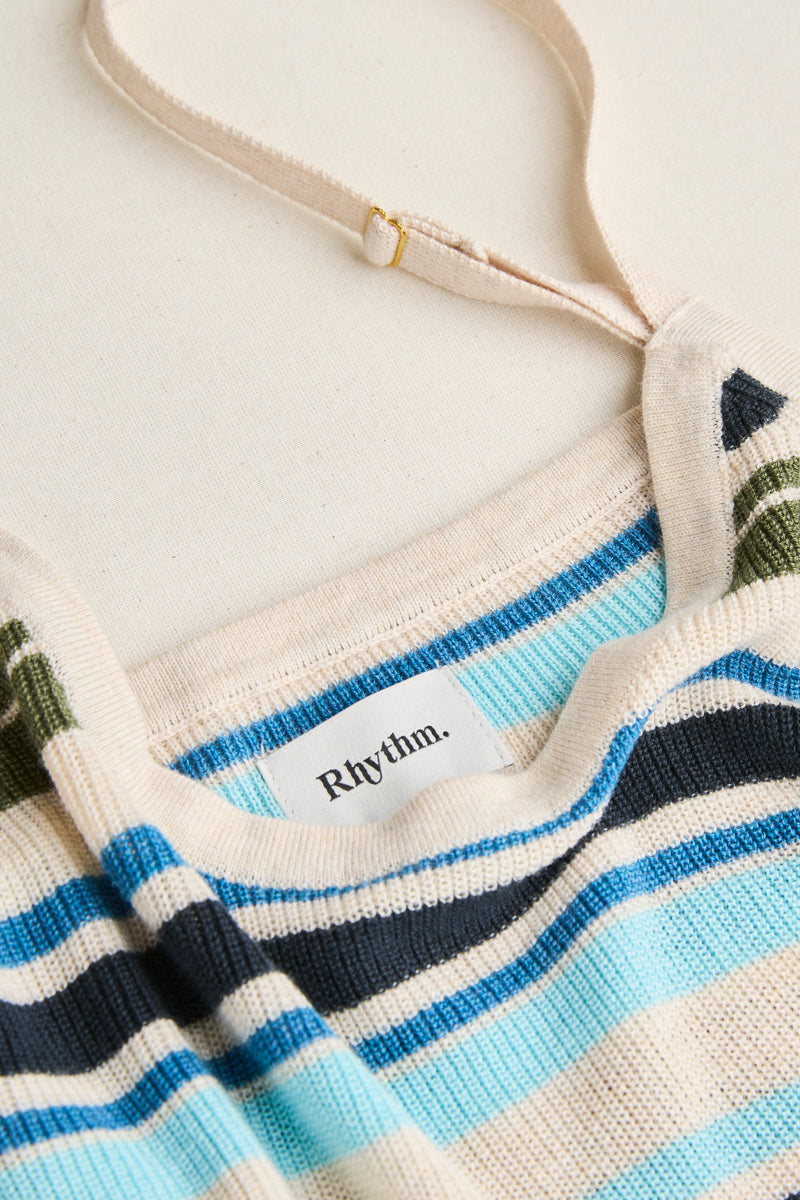 Luella Striped Knit Mini Dress