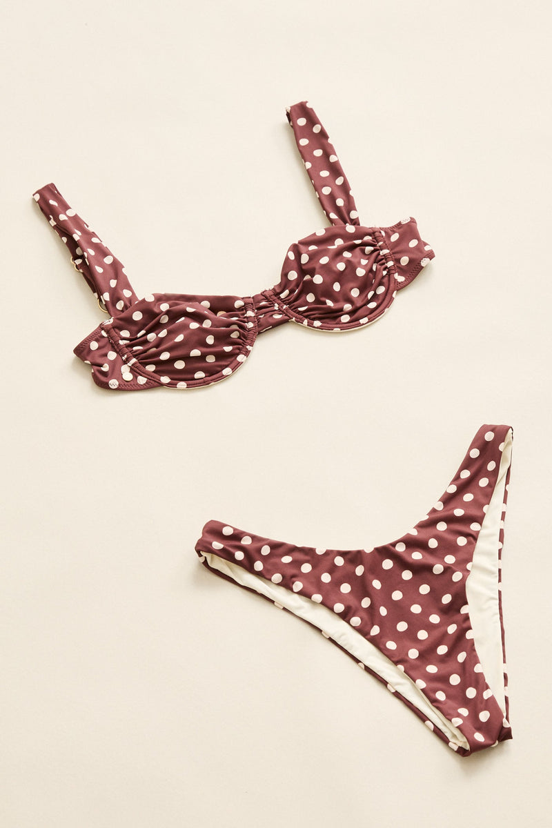 Dotti Underwire Balconette Top Cafe