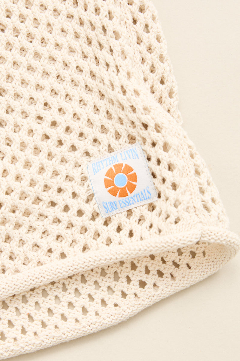 Fisherman Boyfriend Knit Tee Natural