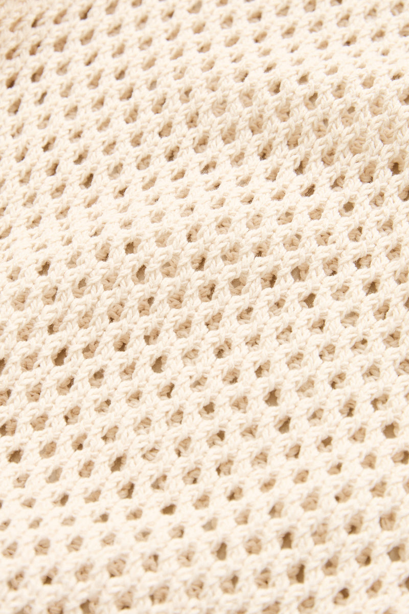Fisherman Boyfriend Knit Tee Natural