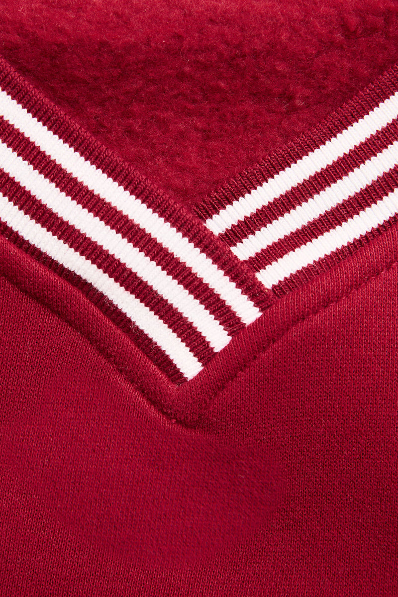 Sloan V-Neck Sweater  Red