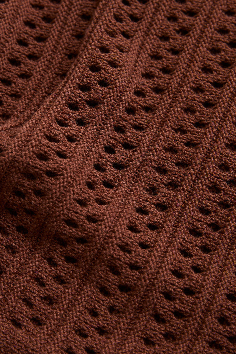 Porto Knit Short Chocolate
