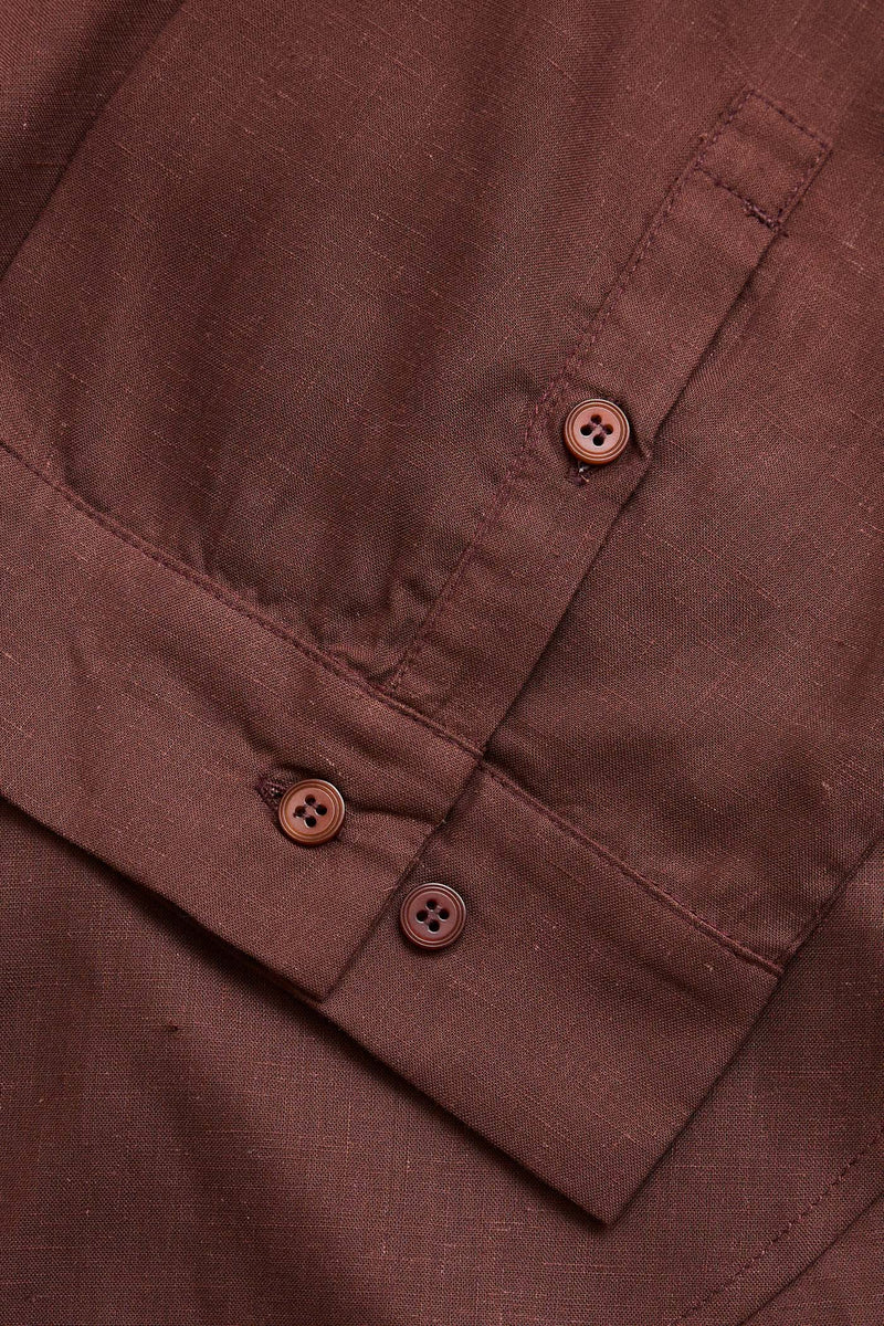 Pia Oversized Shirt  Chocolate