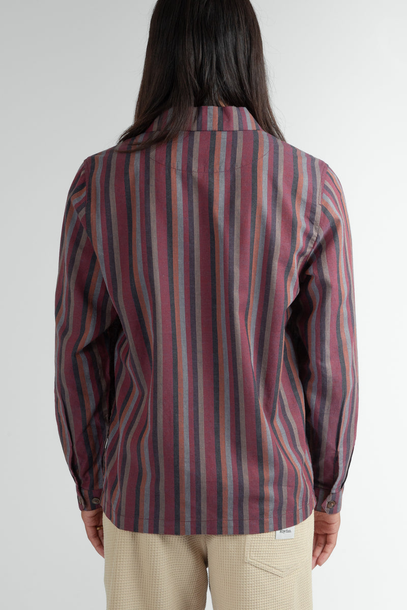 Holiday Stripe Shirt Red