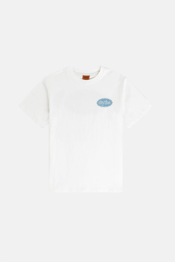 Ritmo Printed Vintage Ss T Shirt Vintage White