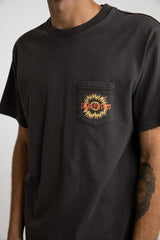 Mania SS Pocket Vintage T-Shirt Vintage Black