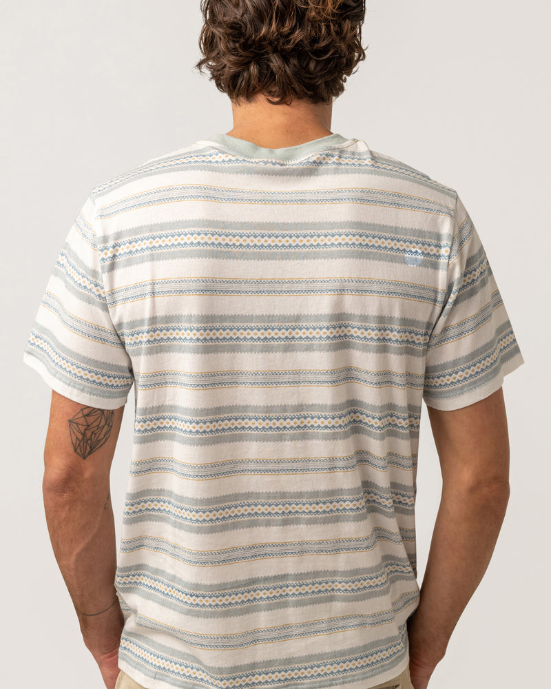 Cairo Stripe Vintage SS T-Shirt Natural