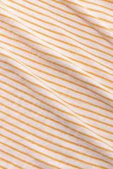 Linen Stripe SS Henley Natural