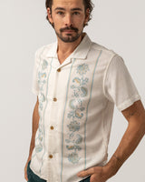 Cairo Cuban Linen SS Shirt Natural