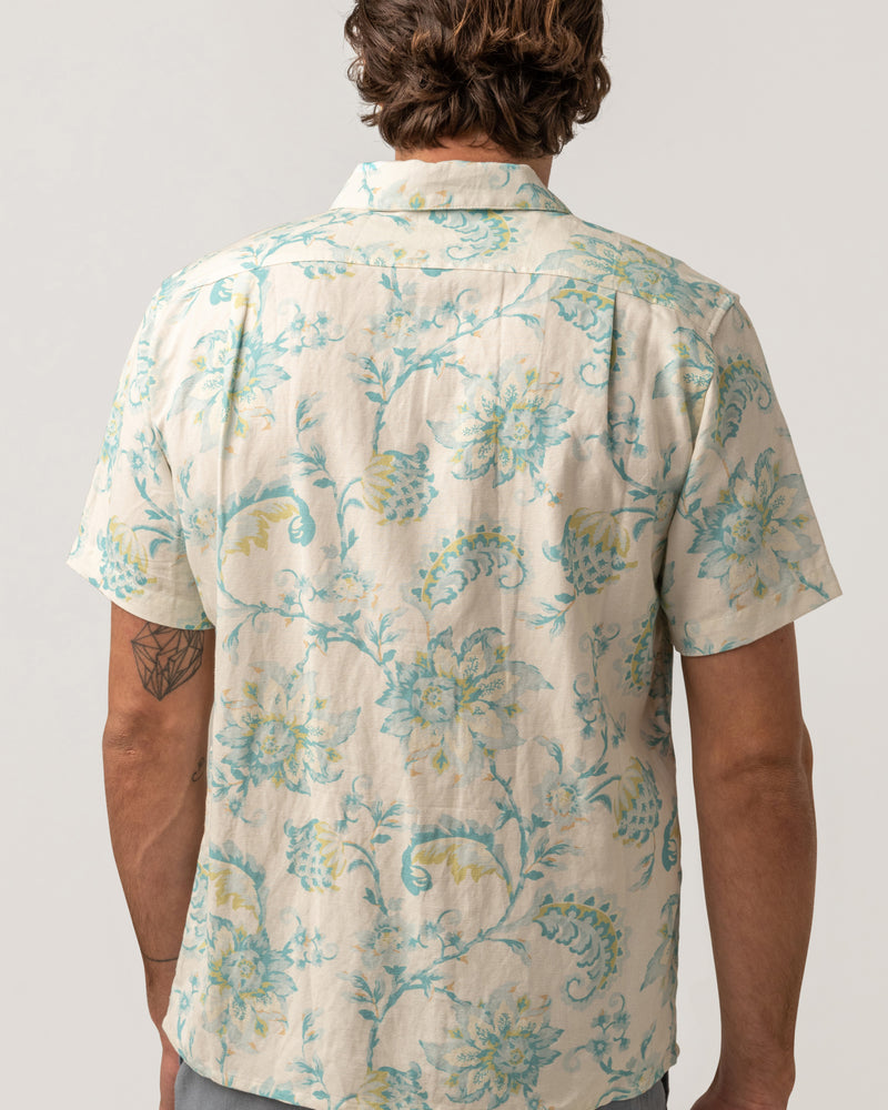 Cairo Paisley SS Shirt Natural