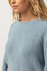 Somerset Knit Jumper Dusty Blue