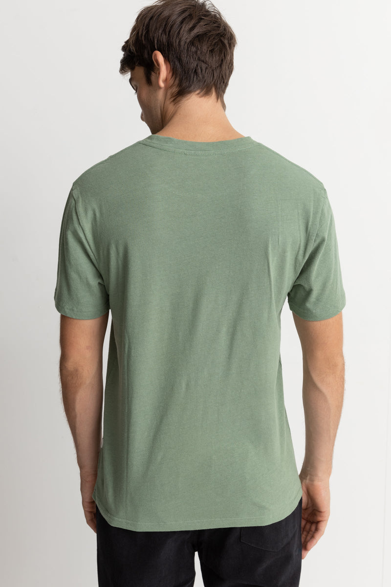 Linen Ss T-Shirt Seafoam