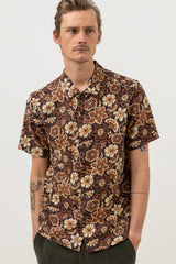 Cantabria Linen SS Shirt Brown
