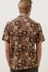 Cantabria Linen SS Shirt Brown