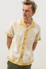 Shippo Cuban Linen Shirt Natural