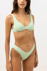 Isla Rib Underwire Top Aloe