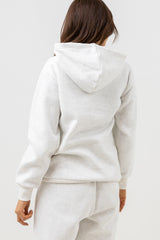 Casa Del Sol Hooded Fleece Grey Marle