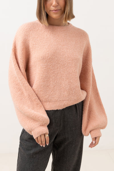 Dusty pink knitwear best sale