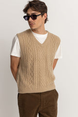 Mohair Knit Vest Latte