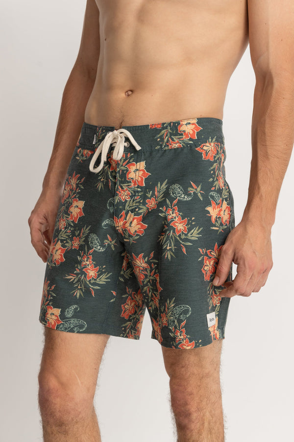 Tropical Paisley Trunk Navy