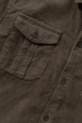 Corduroy Ls Shirt Olive
