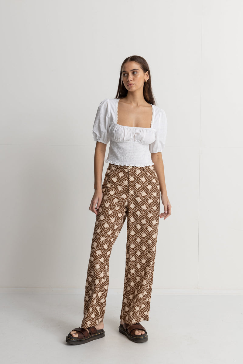 Utopia Wide Leg Pant Brown