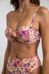 Bombas Knotted Bandeau Top Sunkiss