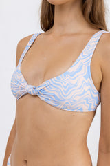 Paradiso Tall Knot Front Top Blue
