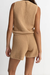 Joni Relaxed Knit Short Sand