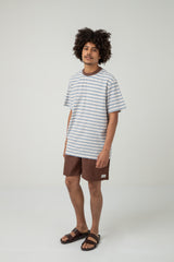 Vintage Stripe SS T-Shirt Vintage White