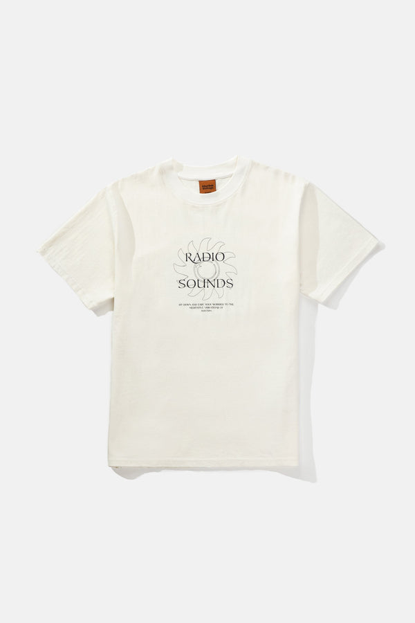 Record Vintage SS T-Shirt Vintage White