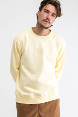 Embroidered Vintage Fleece Crew Straw