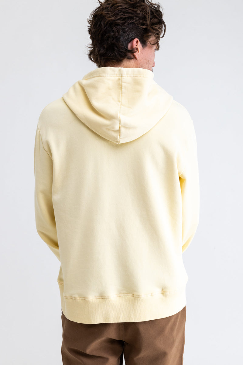 Embroidered Vintage Fleece Hood Straw