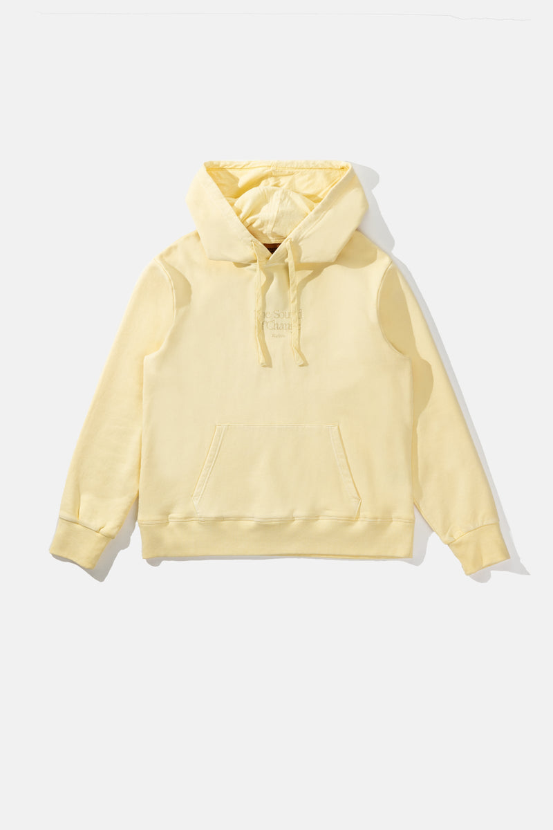 Embroidered Vintage Fleece Hood Straw