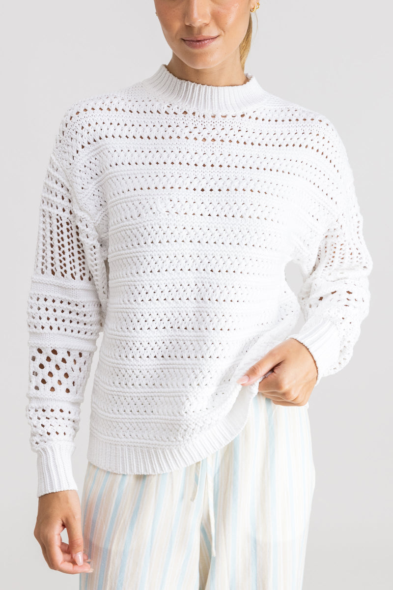Chunky Knit Jumper Off White