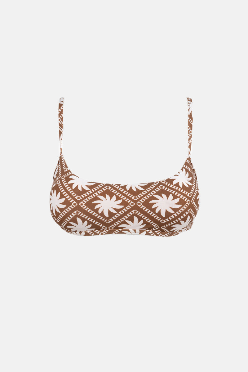 Utopia Crop Top Brown