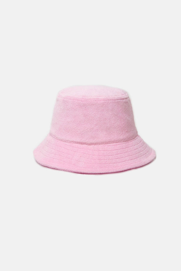 Terry Towelling Bucket Hat Rose