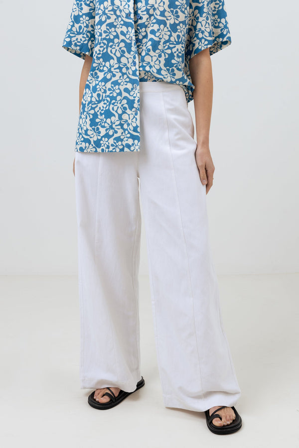 Whitehaven Wide Leg Pant White