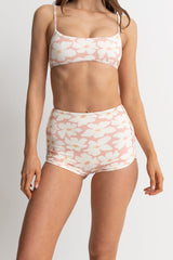 Mimi Floral Boyleg Pant Rose